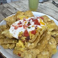 Jackfruit Nachos  at Fat Kiwi Cafe in Otorohanga