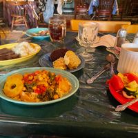 Good sized portions for the entrees.  No takeout boxes but they will compost your leftovers.   at The Zenith in Pittsburgh