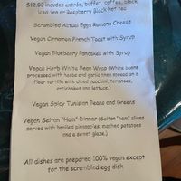 One non-vegan meal.   at The Zenith in Pittsburgh