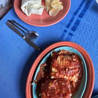 Hummus wrap and lasagna   at The Zenith in Pittsburgh