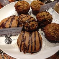 Vegan chocolate scones  at New Moon VT in Burlington