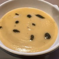 Chickpea based creamy dish whose name escapes me  at Chile Picante Restoran in Puerto Montt