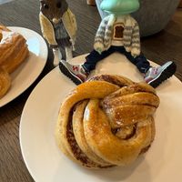 Cinnamon roll at Charles Artisan Bread in East London