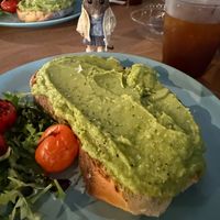 Avo toast at Charles Artisan Bread in East London