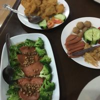 Mock meats galore at I Love Vegetarian Food - De Ra Sa in Tuban