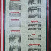 Menu 3/4 at Bivan Sagar Pure Veg and Jain Food Restaurant in Arambol