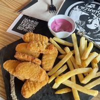 Vegan nuggets  at La Bianca in Pas De La Casa