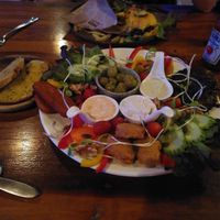 The vegan platter is generous (like all their food) and really tasty. at Ocean Vibes in Koh Phangan