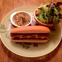 hot dog at Bonita Cafe and Social Club in Bangkok