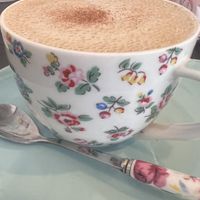 Soy latte  at Bonita Cafe and Social Club in Bangkok