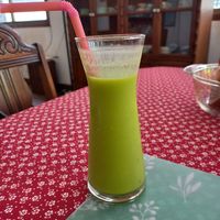 Fresh avocado, pineapple and lime juice-must try! at Bonita Cafe and Social Club in Bangkok