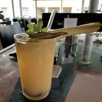 Homemade lavender and pear lemonade   at Starlet Kempten in Kempten