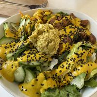 Coastal macro bowl with no pickled cabbage and extra cucumber.   at Kokomo  in Port Moody