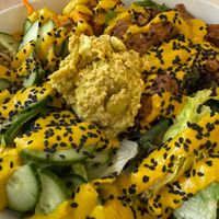 Coastal macro bowl with no pickled cabbage and extra cucumber.   at Kokomo  in Port Moody