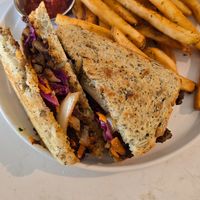 Lion's Mane sandwich at Flora Jeans in Little Rock