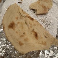 Giant naan   at Vegan Seeds of India in Patchogue