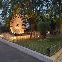 The restaurant is at this corner at Impact Food in Rome