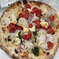 Propably the best vegan pizza I have ever eaten. Service was really good too. It is good to make a table reservation if you are going on a saturday evening.   at Byron in Bergamo