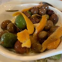 Olive starter with bread  at Bella Luna in Harrisonburg