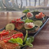 Bread with vegan pesto (2 different)  at OVERGROWN Café & Bar in Panglao