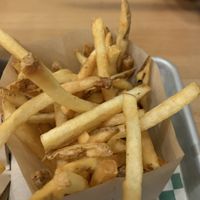 Crispy fries  at Burger Crush in Vancouver