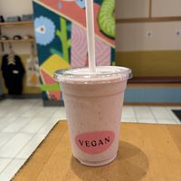 Strawberry shake   at Burger Crush in Vancouver