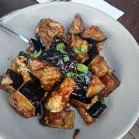 Eggplant tofu at Mr Rice in Cooks Hill