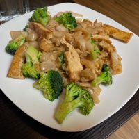 Tofu Pad See-Ew at Real Thai Kitchen in Santa Cruz