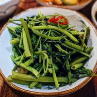 Stir fried greens at Phat Lon in Leederville