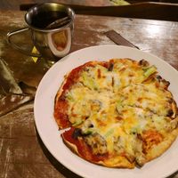 Mushroom Asparagus Pizza at So Free Pizza - Ximen in Taipei