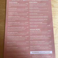 New/current menu as of 29/9/24  at Bridewell Coffee in Donaghadee