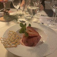 This sorbet is a must-try! Made of berries and pine 😋 #Veganuary at Hotel Onach in Onies