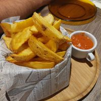 Patatas bravas at All Negre in Montardit De Baix