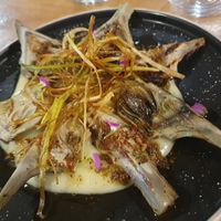 Artichoke with chimichurri at All Negre in Montardit De Baix