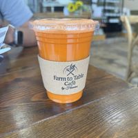 Rejuvenator fresh press juice   at Farm to Table Cafe by Filomena in Stony Brook