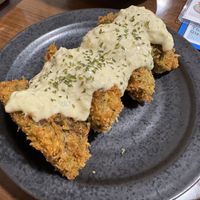 Fried mushrooms   at Aju in Osaka