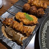 Yakitori skewers at Aju in Osaka