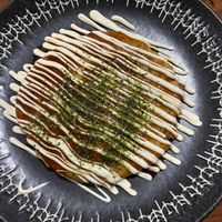 Okonomiyaki at Aju in Osaka