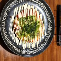 ヴィーガンお好み焼き at Aju in Osaka