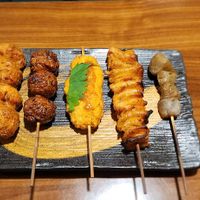 ヴィーガン焼き鳥 at Aju in Osaka