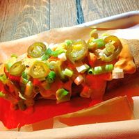 Holy chipotle vegan hotdog at BrewDog - Berlin Mitte in Berlin