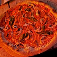 Vegan pizza at BrewDog - Berlin Mitte in Berlin