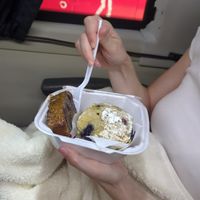 Vegan banana bread and muffin (take away) at Arista Barista Cafe in Merida