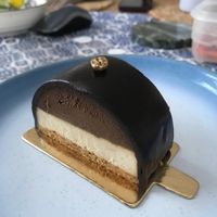 Vegan tiramisu  at Open Bakery in Brighton