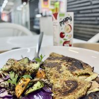 Forget what it was called but it was delicious! And friendly staff  at Tofu Freaks in Sao Paulo