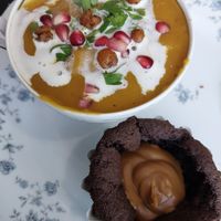 VCC 2024 - Autumn Harmony (soup), Biscoff Brownie at Whimsy Tea Company in Springfield