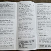 Menu  at Mojo Market in Buffalo