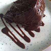 Torta de chocolate at Casa Hoja in Pereira