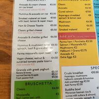 Opciones veganas y vegetarianas #Veganuary at Crudo in St Julians