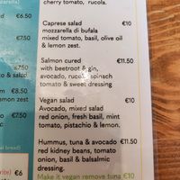 Opciones veganas y vegetarianas #Veganuary at Crudo in St Julians